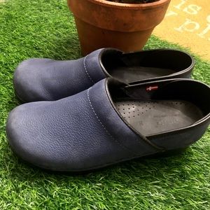 Denim Blue Sanita Clogs